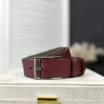 Curea barbati piele naturala grena 12424 imagine