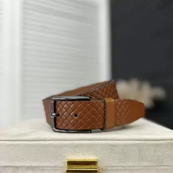 Curea barbati piele naturala maro 12432 imagine