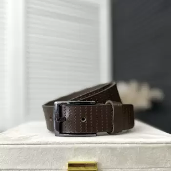 Curea barbati piele naturala maro 12433 imagine