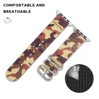 Curea material textil Musen pentru Apple Watch 42/44 mm Army A8624 CU1 imagine