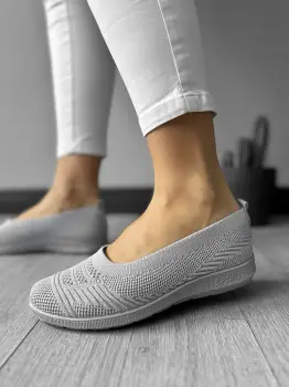 Espadrile dama casual gri CL15 imagine