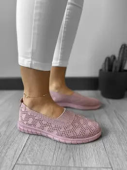 Espadrile dama casual roz CL01 imagine