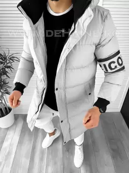 Geaca barbati groasa gri de iarna 9020 48-3* imagine