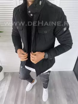 Geaca barbati groasa neagra B7162 57-2 imagine