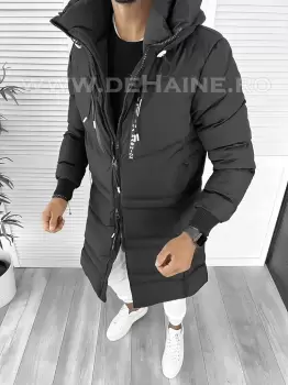 Geaca barbati groasa neagra de iarna 1551 imagine