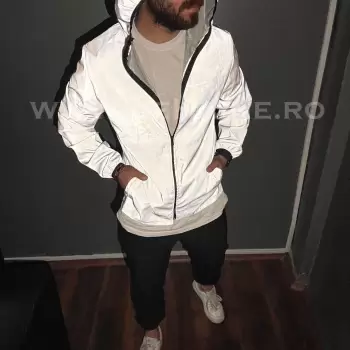 Geaca barbati primavara fosforescenta B3927 O6-5 E imagine