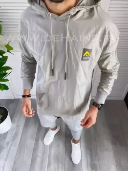 Geaca barbati primavara gri deschis K227 I4-4 imagine