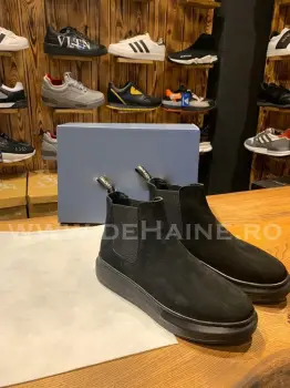 Ghete barbati piele intoarsa negre B3398  T54-1 imagine