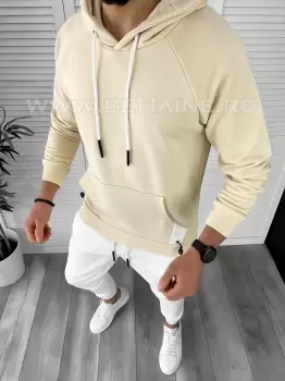 Hanorac barbati bej slim fit K188 98-5* imagine