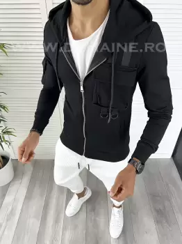Hanorac barbati negru 2695 9-6/10-6 imagine