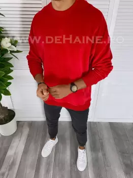 Hanorac barbati rosu K476 91-3 E imagine