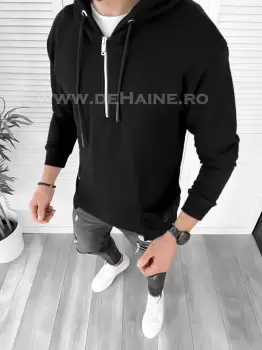 Hanorac barbati slim fit negru K177 N13-3* imagine