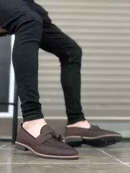 Mocasini barbati maro 12217 imagine