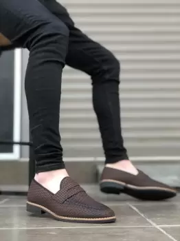 Mocasini barbati maro 12222 imagine