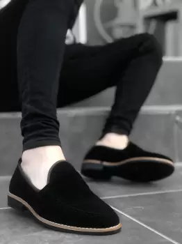 Mocasini barbati negri 12215 imagine