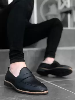 Mocasini barbati negri 12220 imagine