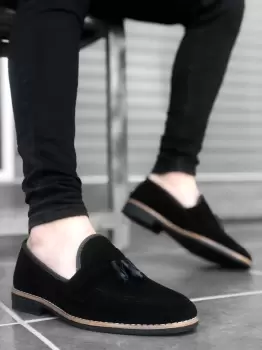 Mocasini barbati negri 12223 imagine