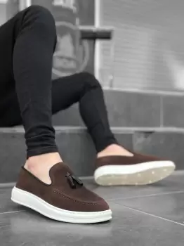 Mocasini barbati negri B1252 imagine