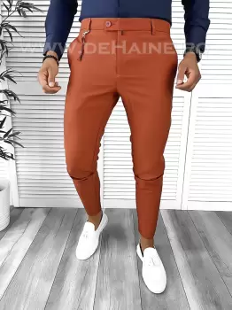 Pantaloni barbati casual caramizii B1868 -B7-3 E imagine