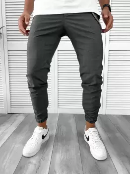 Pantaloni barbati casual in carouri 12126 SD imagine