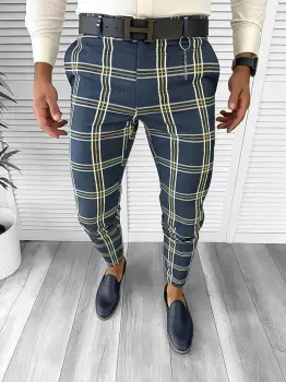 Pantaloni barbati eleganti B1732 9-5 E~ imagine