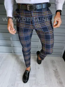 Pantaloni barbati eleganti B1825 A-4 imagine