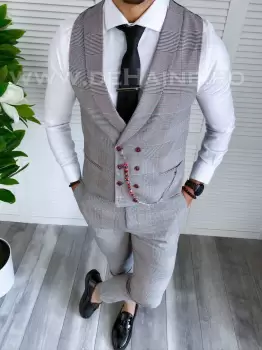 Pantaloni barbati eleganti B5740 252-5 imagine