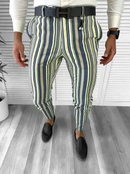 Pantaloni barbati eleganti B9162 F3-4.2.3 E 15-1 ~ imagine
