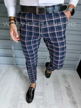 Pantaloni barbati eleganti in carouri B1779 i17-1.3 imagine