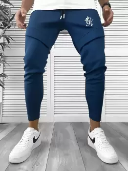 Pantaloni de trening bleumarin silon conici 12374 imagine