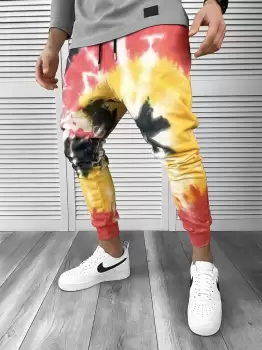 Pantaloni de trening conici K022 imagine