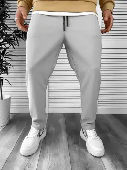 Pantaloni de trening gri deshis 13013 D9-3 imagine