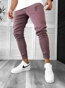 Pantaloni de trening maro 12616 imagine