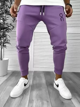 Pantaloni de trening mov conici 12260 imagine