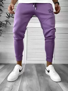Pantaloni de trening mov conici 12347 imagine