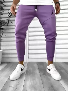 Pantaloni de trening mov conici 12361 imagine