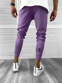 Pantaloni de trening mov silon conici 12379 imagine