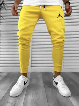 Pantaloni de trening mustar conici  silon CU MIC DEFECT DEF12361 O3-2.2 imagine