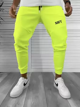 Pantaloni de trening neon silon conici 12376 imagine