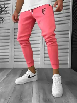 Pantaloni de trening roz DEF12616 N8-4.2 imagine