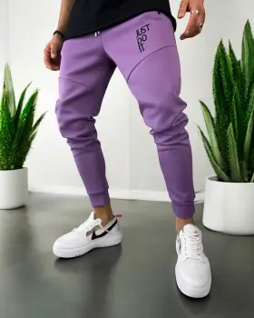 Pantaloni de trening silon mov 12616 imagine