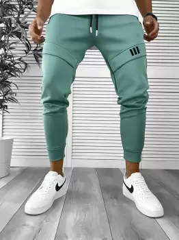 Pantaloni de trening vernil conici 12259 imagine