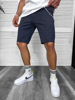 Pantaloni scurti casual  bleumain  13180 imagine