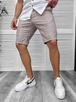 Pantaloni scurti casual  cu imprimeu  13116 imagine