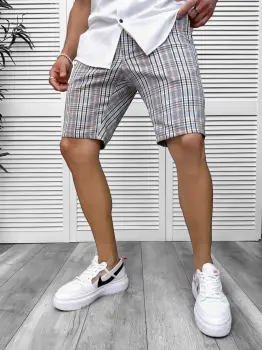 Pantaloni scurti casual  cu imprimeu  13125 imagine