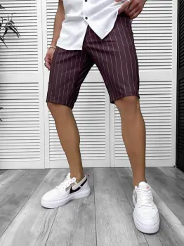 Pantaloni scurti casual  cu imprimeu  13134 imagine