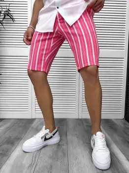 Pantaloni scurti casual  cu imprimeu  13144 imagine