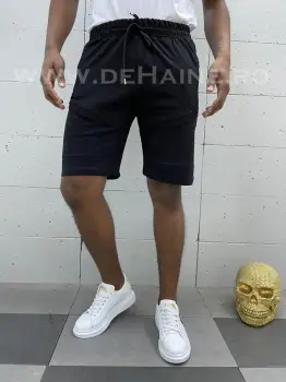 Pantaloni scurti de trening negri B3938 83-4 imagine