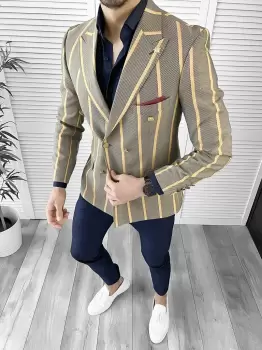 Sacou barbati slim fit 1049 imagine