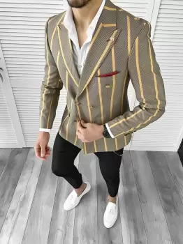 Sacou barbati slim fit 1049 imagine